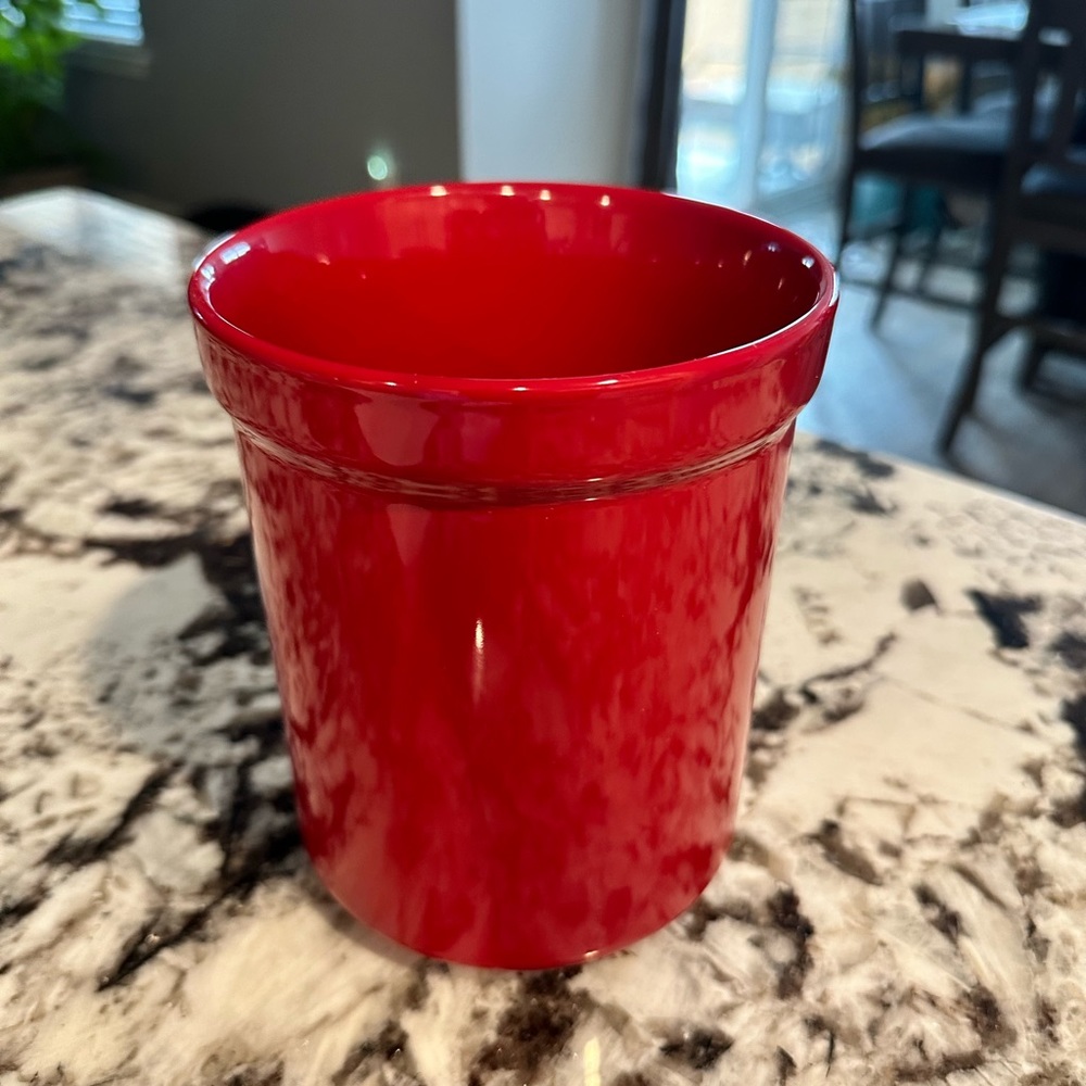 Red Utensils holder